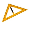 thumbnail image 2 of Abbracc Drawing Math Geometry Tool Math Geometry Ruler for Drawings Classroom School 45 Triangle, 2 of 9