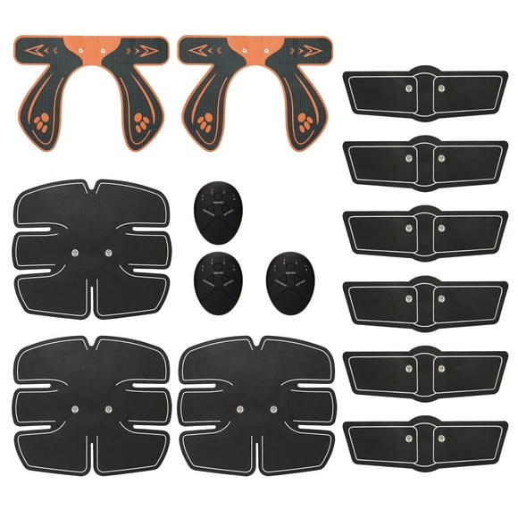 Amdohai 34pcs EMS Ultimate Muscle Stimulator Training Gear Hip Trainer Set Fitness Equipment Fit Full Body