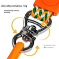 thumbnail image 4 of Cuerda de remolque para perros grandes, medianos y pequeños, de metal, con forma de P, a prueba de explosiones, con cadena en P, antirroturas, para perros, 4 of 5