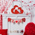 thumbnail image 4 of Valentine'S Day Love Wooden Handicrafts 3 Pieces Heart Table Centerpiece Shape Wood Decor Rustic Valentine Decorations For Home Tabletop, 4 of 6