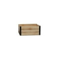 thumbnail image 1 of Natural Color Slats With Black Iron Edges Crate, 1 of 1