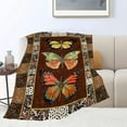 thumbnail image 3 of Yibo Daisy Hummingbird Blanket Flannel Soft and Comfortable Anti-static Bed Sofa Blanket, 3 of 9