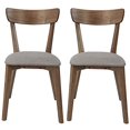 thumbnail image 2 of Progressive Furniture Chaises de Salle à Manger Arcade, Noyer (Ensemble de 2), 2 of 3