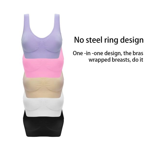 Bra One-Piece Full Cup Unbreasted Bras Underwear Sport Daily Soft  Comfortable Skin-Friendly Brassiere Sport Daily Riding Running Climbing 