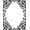 Black, Pattern 5, variant on ODIKA 4'x6' Machine Washable Non-Slip Area Rug, Luxurious Heritage Dynasty Embroidered High Traffic Rug, Green, 572363