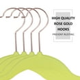 thumbnail image 2 of VECELO 50 Pack Hangers, Strong 360 Swivel Clothes Hangers, Yellow, 2 of 7