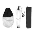 thumbnail image 3 of 50cm/ 19.7in Lantern Softbox Spherical Collapsible Soft Box Quick-Install with E27 Socket Carry Bag for Live Streaming Studio Photography Video Lighting Accessory, 3 of 8