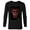 Black, variant on Dawn of the Planet of the Apes Biohazard Symbol Caesar Face - Long Sleeve T-Shirt for Men - Customized-Black