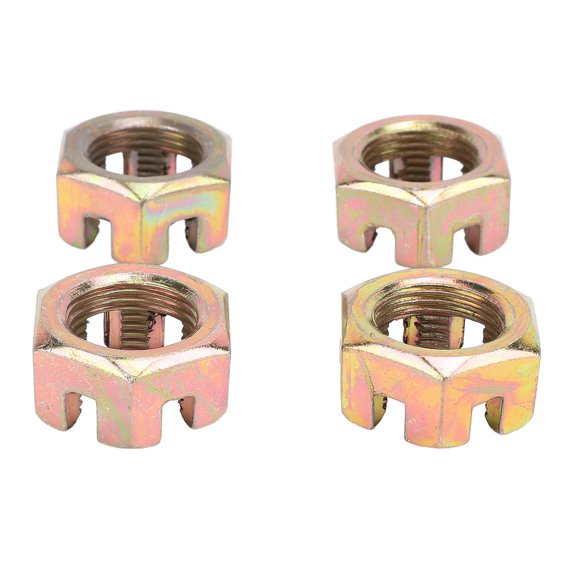 Wheel Hub Axle Castellated Nuts, Galvanized 20mm M20 Hub Bearing Nut for 150cc 250cc Quad Dirt Bike ATV