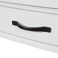 thumbnail image 3 of Leumius Small Corner Side Table,Triangle Corner Table 3 Tier End Corner Table for Small Spaces,Living Room,White, 3 of 7