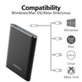thumbnail image 2 of Disco duro externo portátil HWAYO 1TB USB 3.1 tipo C, 2 of 7