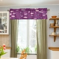 thumbnail image 5 of Cosmos Flowers Curtain Valance for Kitchen Windows/Bathroom/Living Room/Bedroom Blackout, Rod Pocket Valance Small Window Treatment, 54" W x 18" L Home Decor, 5 of 6