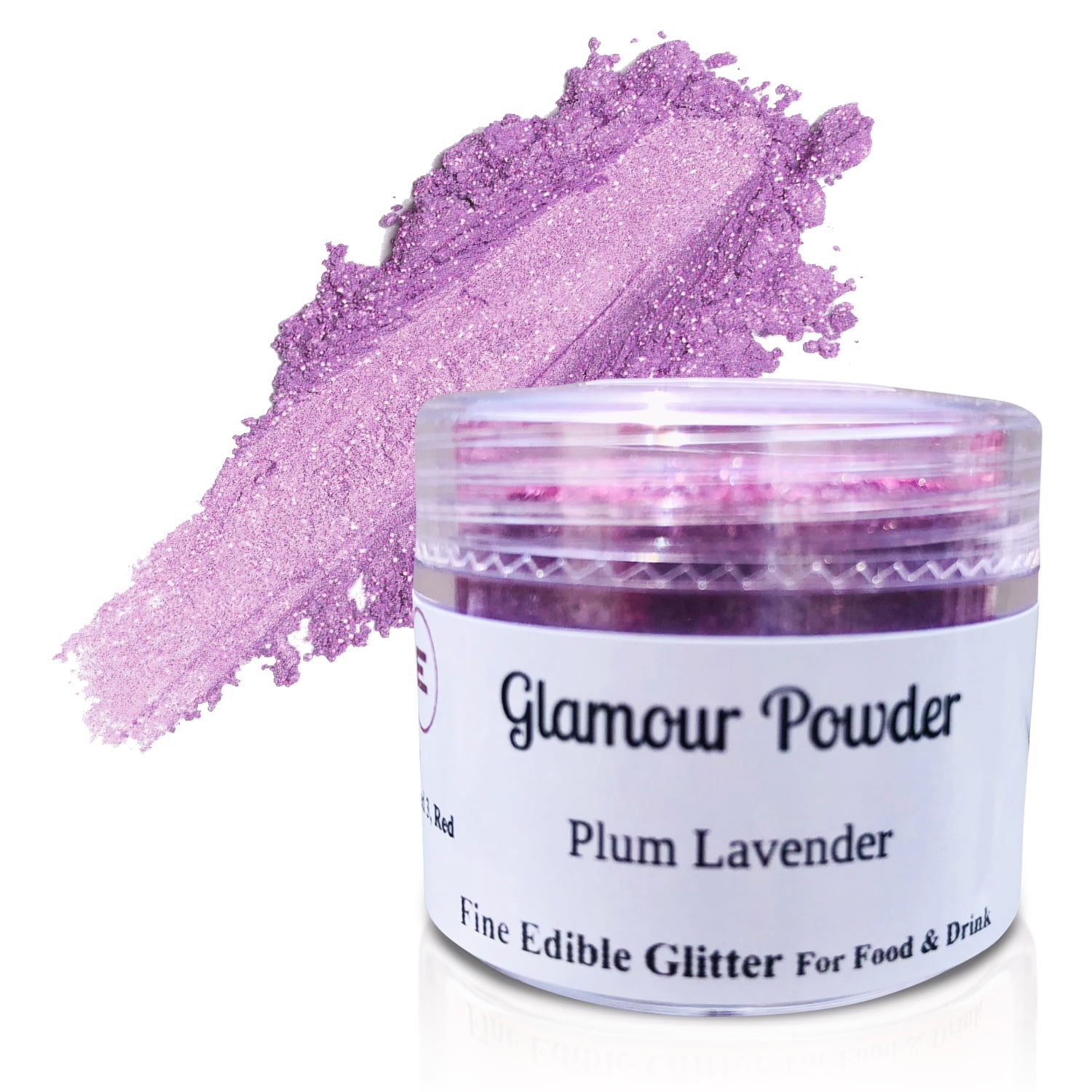 Sweetzo Light Purple Edible Glitter Cake Decorations, Lilac