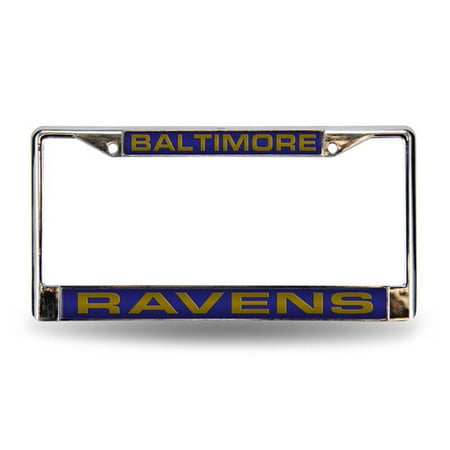 NFL Baltimore Ravens Laser Chrome Frame