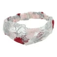 thumbnail image 5 of Unique Bargains 1 Pc Headband Floral Embroidery Lace Wide Hairband for Women Gray, Red, Pink, 5 of 5