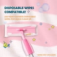 thumbnail image 4 of Kids Spray Mop Toy Set, Real Working Water Sprayer, with Broom and Dust Pan, Educational Cleaning Toy for Ages 3+, Pink (Spray Mop), 4 of 5