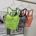 thumbnail image 5 of Sujetador de Yoga con estampado de leopardo, Sujetador deportivo para gimnasio, correr, camisola para mujer, chaleco transpirable para correr, gimnasio, ropa interior push-up, Tops deportivos, 5 of 5