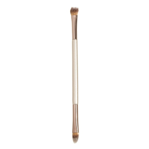 OAVQHLG3B Eyebrow Brush, Professional Double-Ended Angled Eye Brow Brush and Spoolie Brush Champagne Gold