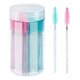 thumbnail image 1 of 100PCS Crystal Mascara Wands Disposable Eyelash Eyebrow Spoolie Brush for Makeup Eyelash Extensions(Blue), 1 of 5