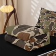 thumbnail image 5 of Homewish Duck Hunter Camouflage Zipper Full Size Comforter Sets with Fitted Sheet and 2 Pillowcases,Green Camo Rustic Farmhouse Hunting Zipper Bedding Set For Adults Kids,Black Reversible,4 Pieces, 5 of 7