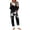 K-Black Snowflake, variant on successthop Christmas Pajamas for Women 2 Piece Reindeer Long Sleeve Snowflake Tops Holiday Pants Merry Loungewear