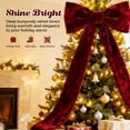 thumbnail image 2 of 7.2 FT Christmas Decorations Extra Large Christmas Tree Topper Bow Giant, Xmas Red Velvet Bow for Home Wreath Wall Holiday, Christmas Decorations Indoor Outdoor, 2 of 7