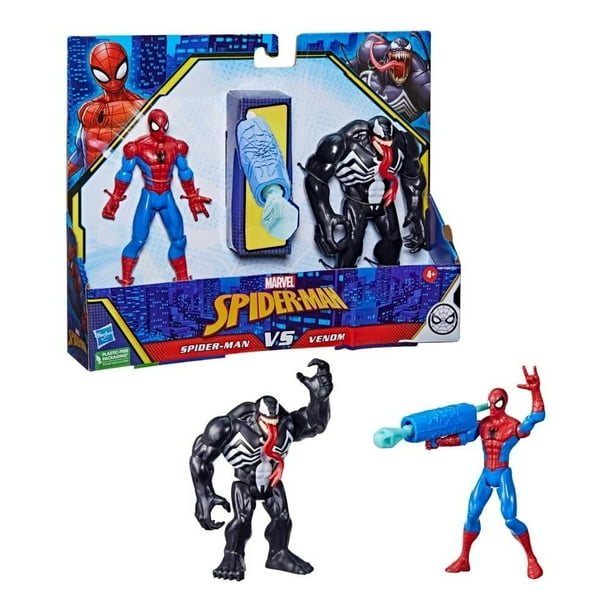 Figura Spiderman vs Venom Hasbro Marvel Pulgadas Walmart en línea