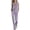 Purple, variant on MLCDZ Women's Velvet 2 Piece Set Elegant V Neck Hooded Sleeveless Top and Elastic Waist Loose Fit Pants with Pockets Jogging Sets Velour Tracksuit 2000s