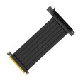 thumbnail image 3 of Inteprter 1x cable de extensión PCI-E 90°/180° PCI-E 16x 3.0 Cable de extensión Cable extensor de tarjeta gráfica PCI-E 3.0 Cable de extensión Cables de computadora 90 grados 30cm, 3 of 6