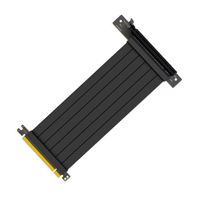 Inteprter 1x cable de extensión PCI-E 90°/180° PCI-E 16x 3.0 Cable de extensión Cable extensor de tarjeta gráfica PCI-E 3.0 Cable de extensión Cables de computadora 90 grados 15cm