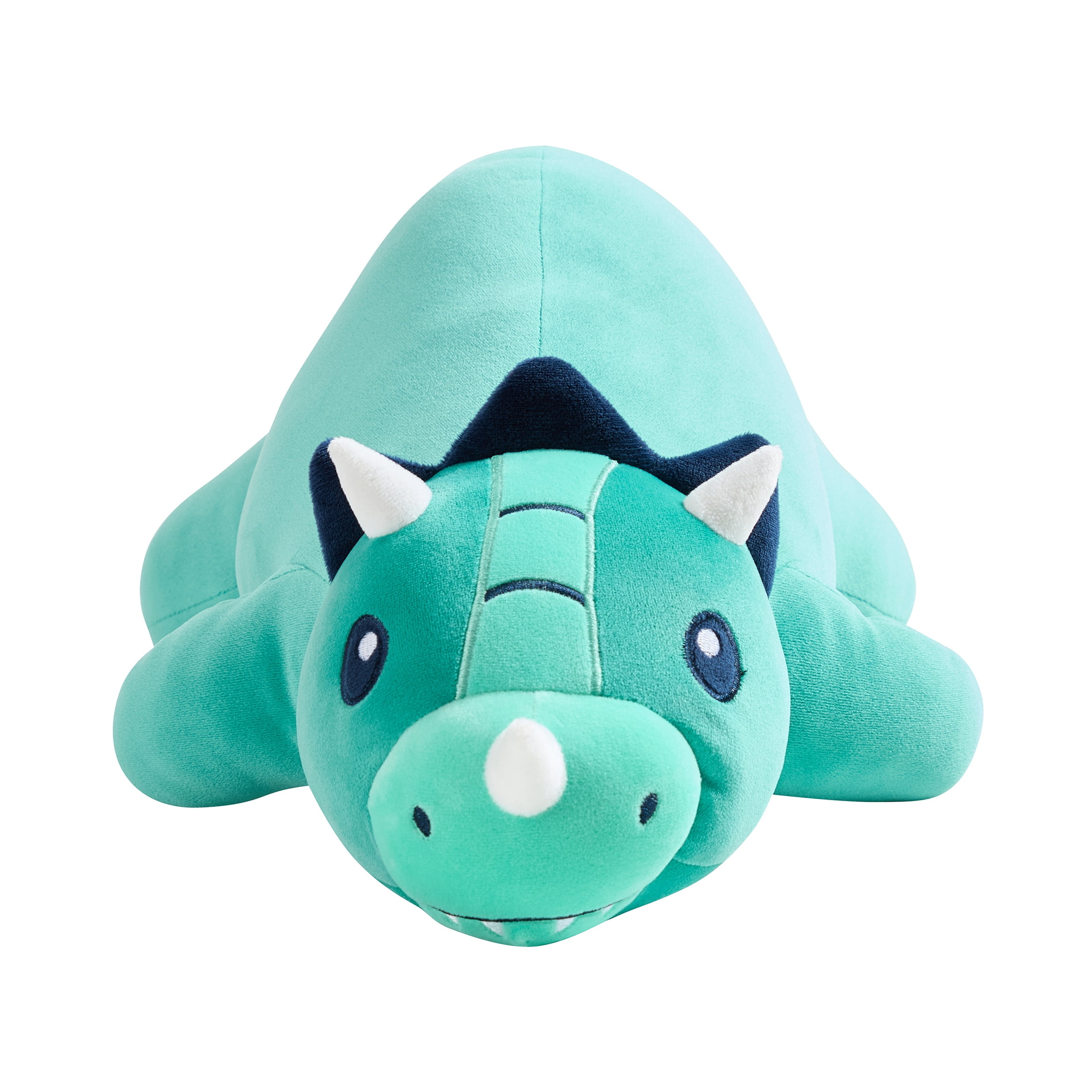 Your Zone Kids 24" x 7" Green Dino Weighted Plush Pillow