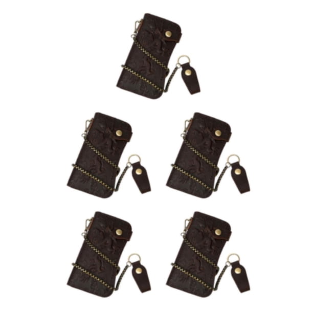 Minnieouse Cartera de cuero para hombre, carteras de cadena larga, ranura para múltiples tarjetas, soporte para tarjetas de identificación, Type2 NO2