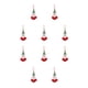 thumbnail image 1 of Ounissouiy Árbol de Navidad colgante reutilizable lavable Hotel restaurante gabinete centro comercial decoración decorativa regalo Santa Claus Papá Noel 10Conjunto, 1 of 6