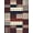 Red Navy Ivory, Pattern 10, variant on ODIKA Patriotic Weathered Inspired Field Halloween Plaid Independence for Dorm Room, Small Living Apartment, Stain Resistant Low Profile