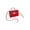 Red, variant on HOZVOMI Women's Embossed Mini Quadrate Bag Elegant Casual Shoulder Tote