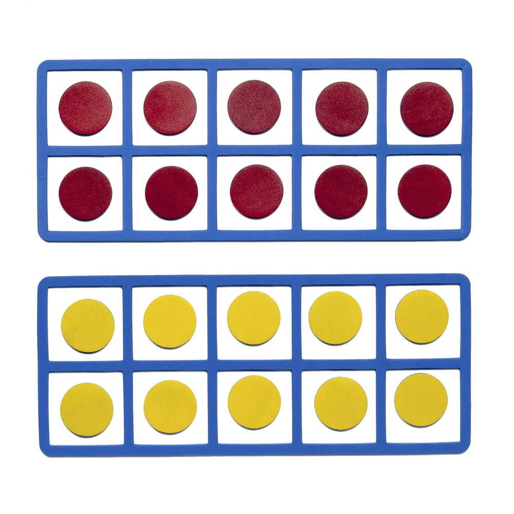 Learning Advantage Giant Foam Ten Frames 2 Frames with 20