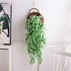 thumbnail image 4 of 3 plantas colgantes artificiales de 3.6 pies de hiedra falsa para colgar en la pared, hojas verdes de hiedra falsa, decoración de habitación, jardín, boda, fiesta, interior (cesta no incluid, 4 of 5