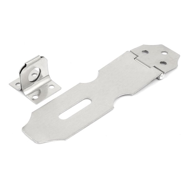 Cupboard Stainless Steel Padlock Door Latch Lock Hasp Staple 5inch