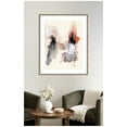 thumbnail image 2 of Kate and Laurel Framed Wall Art Print 'Urban Wanderer 1' by Xizhou Xie, 34 x 42, Mila Dark Silver Frame, Modern Contemporary, Abstract Art for Wall Decor, 2 of 8