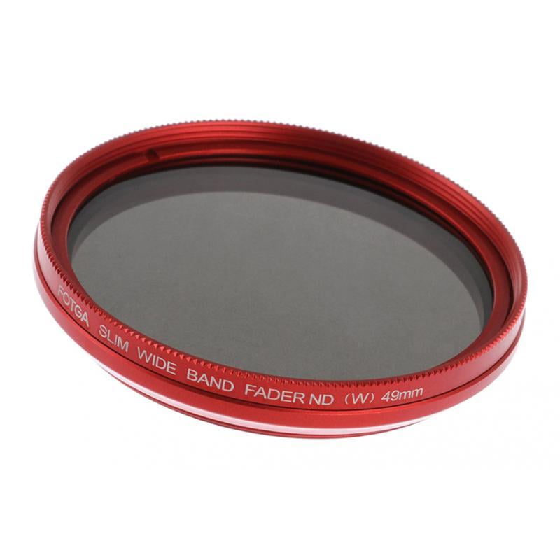 Fotga 82 mm Slim Fader Variable Adjustable ND2 to ND400 ND Neutral Density Filter for DSLR Mirrorless Cameras Lens Red