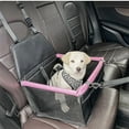 thumbnail image 4 of Portable Dog Car Seat - Waterproof, Foldable Booster Seat for Small to Medium Dogs Cats with Safety Leash, Black, 4 of 12