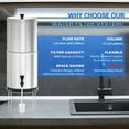 thumbnail image 4 of Gravity Water Filter System Water Filtration Bucket for Home Outdoor Camping Hiking Emergency Preparedness, 4 of 7