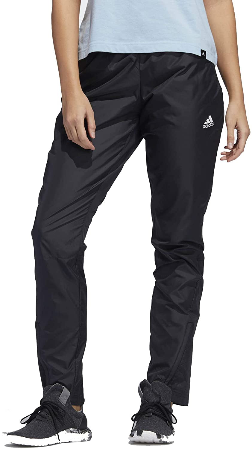 Coro una vez Ridículo Adidas Women's Sport 2 Street Wind Pants Black/White, Large - Walmart.com