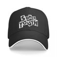 thumbnail image 2 of Gorras de béisbol unisex S-Sonic Youth Simple Music Stuff Gorras Sombrero Gorras casuales para entrenamientos al aire libre Gorra para el sol, 2 of 5