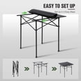 thumbnail image 5 of RedSwing Roll Up Camping Tables that Fold Up Lightweight, Portable Folding Metal Camping Tables for Outdoors Grill BBQ Picnic Beach, 28x28inchs, 5 of 7