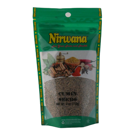 CUMIN SEED 4 OZ POUCH BY NIRWANA