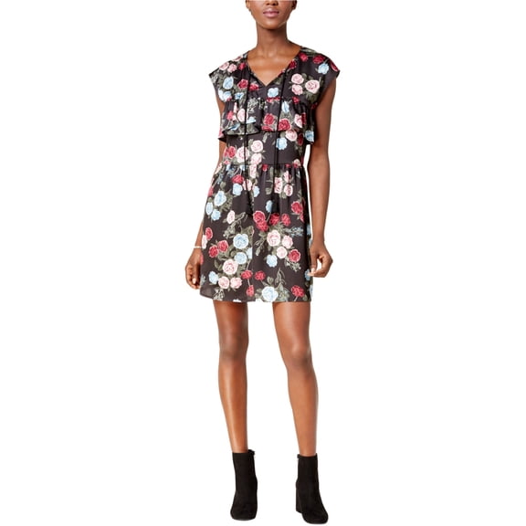 Kensie Womens Ruffled A-Line Dress