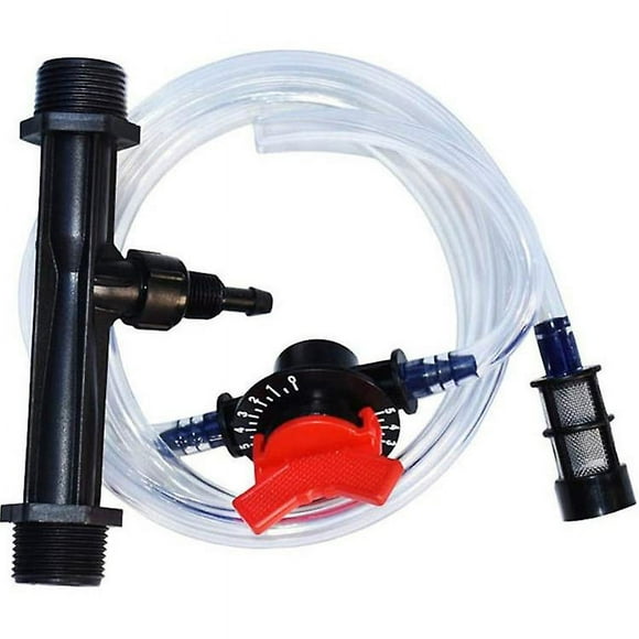Drip Irrigation Kits 1 Hose Irrigation Kit for Garden Venturi Irrigation System Automatic Fertilizer Injector Fertilizer Syringe - 3/4 Inch or 1/2 Inc