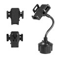 thumbnail image 1 of Soporte para teléfono Portavasos, Soporte universal para teléfono para automóvil Portavasos ajustable con cuello de cisne Portavasos para iPhone, Samsung, Huawei, Sony (Negro), 1 of 3