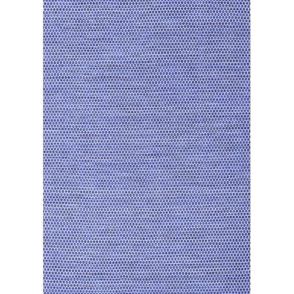 Ahgly Company Indoor Rectangle Abstract Blue Contemporary Area Rugs, 2' x 5'